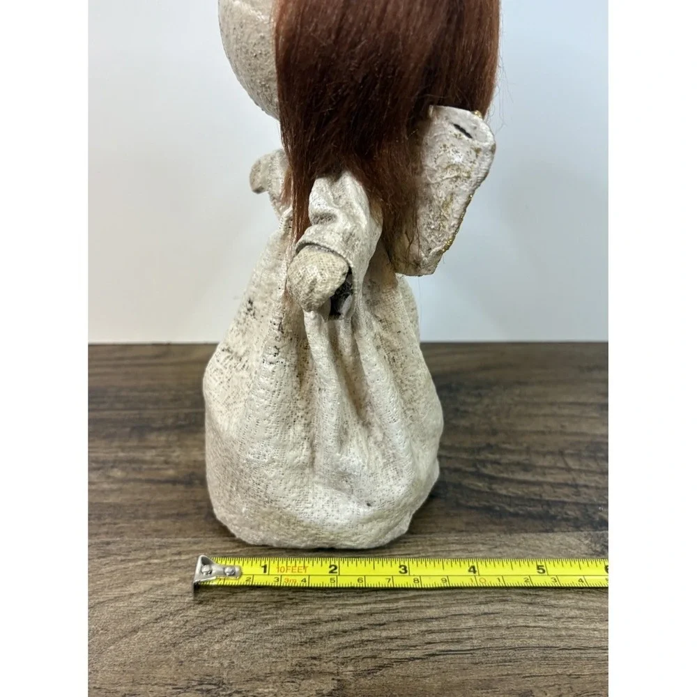 Vintage Christmas Angel Mache Original Style Dip N Drape 9